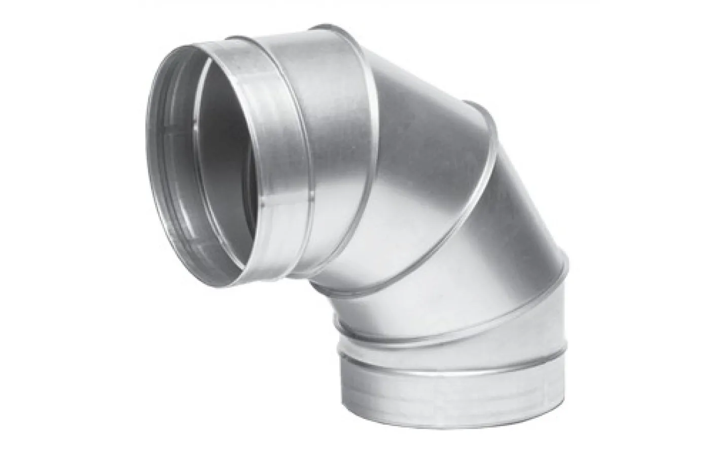 Отвод оцинкованный 57 мм х 3 мм